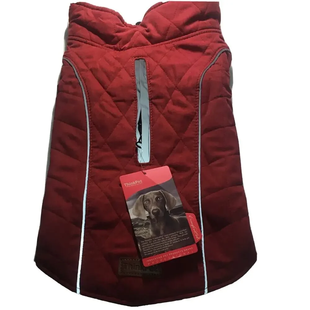 Dog Cold Weather Coats Cozy Waterproof Windproof Reversible Dog Jacket